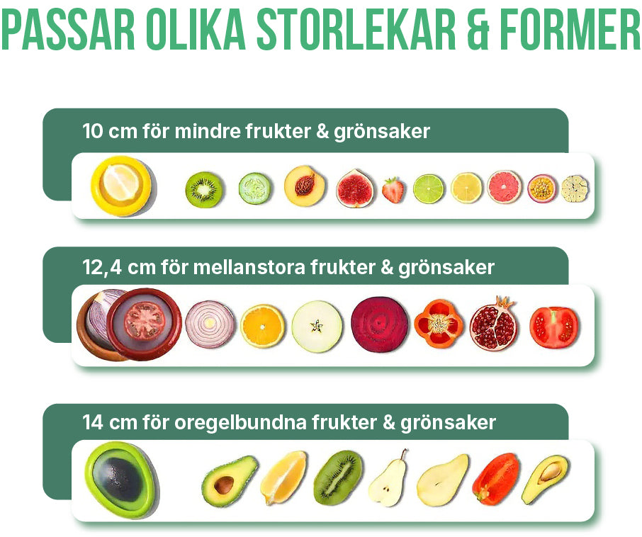 OhFresh™ – Återanvändbara frukt- och grönsakslock